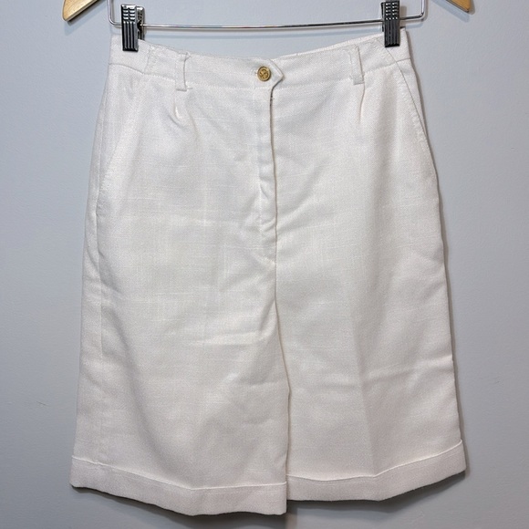 ⭐️ Vintage Bermuda ILGWU The Villager White Yacht Shorts 8 - Picture 1 of 10
